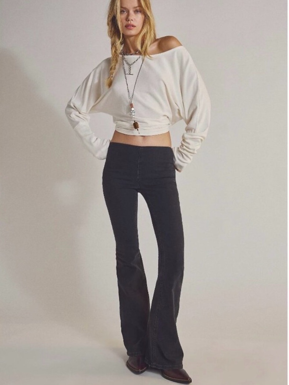 We The Free  jeans. Penny Flare style in a black wash.  Size: 30